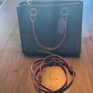 Coach Brown and Pink Women's Bag